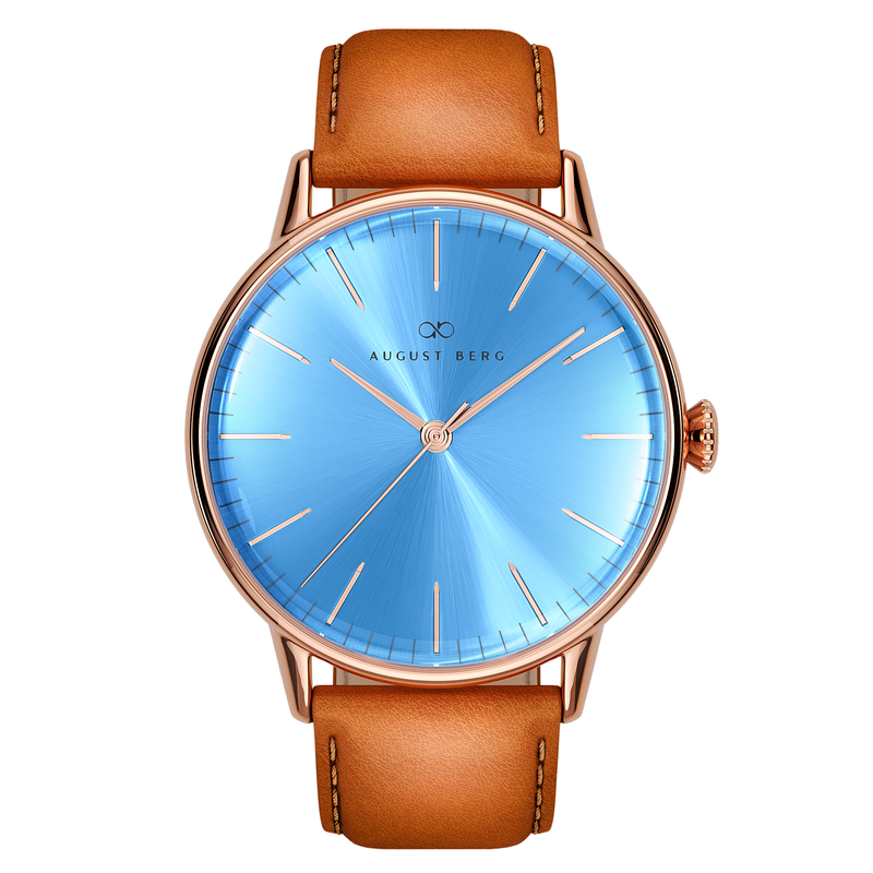 Sky Blue Rose Gold - August Berg