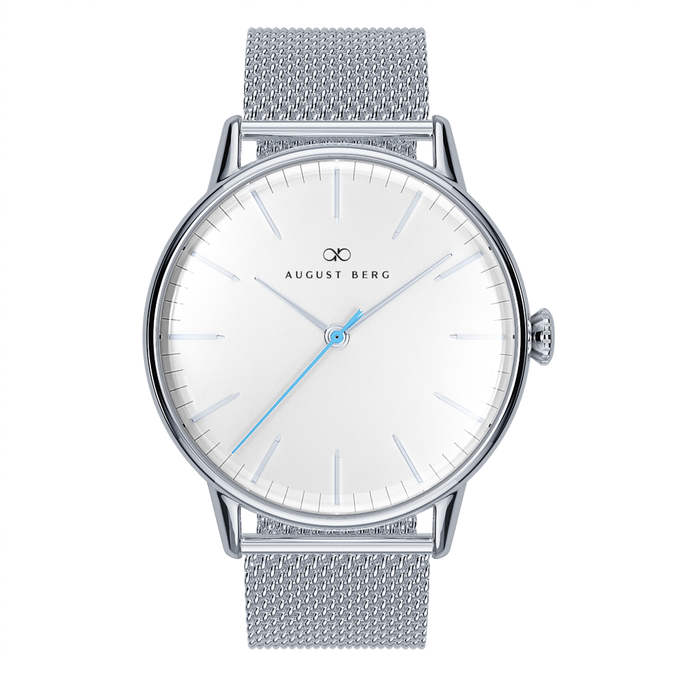 Sky Blue Silver Mesh - August Berg