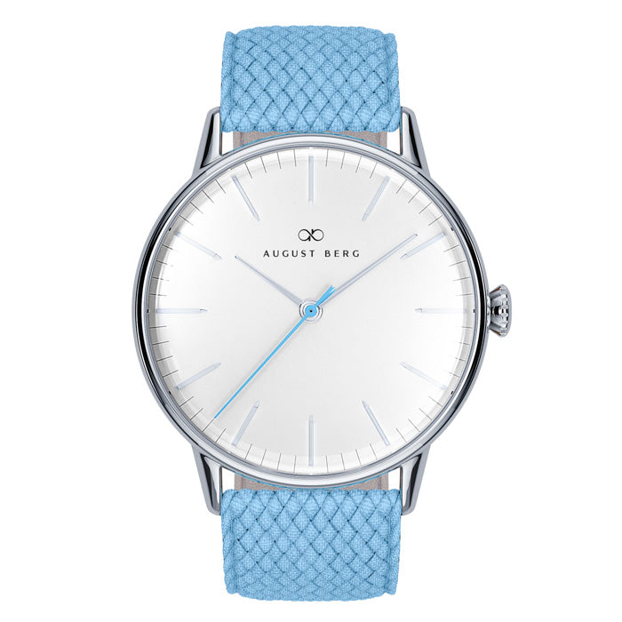 Sky Blue Silver Sky Blue Perlon - August Berg