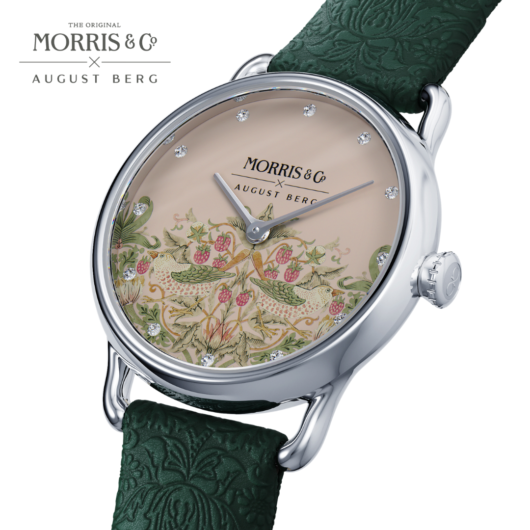 Petite Strawberry Thief Fennel - August Berg